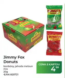 Tamda Foods Jimmy Fox Donuts bonbóny, jahoda meloun mix nabídka