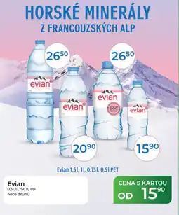 Tamda Foods Evian horské minerály z francouzských alp nabídka