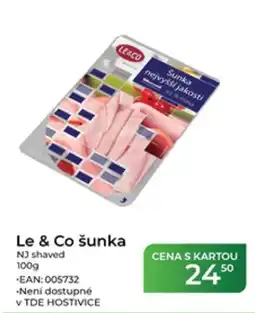Tamda Foods Le & Co šunka nabídka