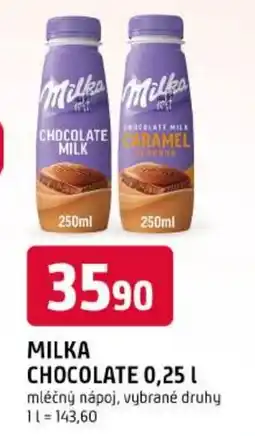 Trefa Milka chocolate nabídka