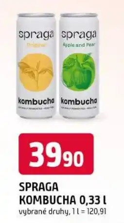 Trefa Spraga kombucha nabídka