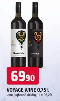 Trefa Voyage Wine nabídka