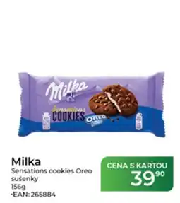 Tamda Foods Milka sensations cookies Oreo sušenky nabídka