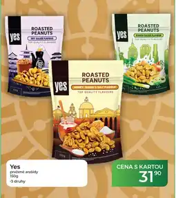 Tamda Foods Yes pražené arašídy nabídka