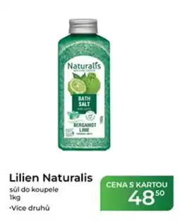 Tamda Foods Lilien Naturalis sůl do koupele bergamot lime nabídka