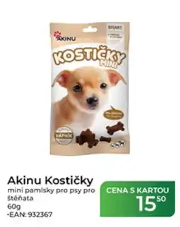 Tamda Foods Akinu Kostičky mini pamlsky pro psy pro štěňata nabídka