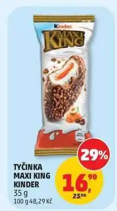 Penny Market TYČINKA MAXI KING Kinder nabídka