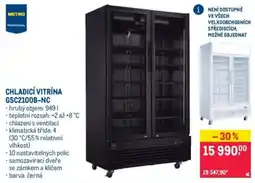 Makro Metro Professional chladicí vitrína GSC2100B-NC nabídka