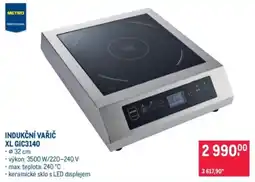 Makro Metro indukční vařič xl gic3140 nabídka