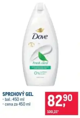 Makro Dove sprchový gel fresh care nabídka