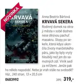 Knižní klub Anna Beatrix Bártová krvavá sekera nabídka