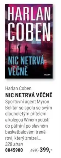 Knižní klub Harlan Coben nic netrvá věčně nabídka