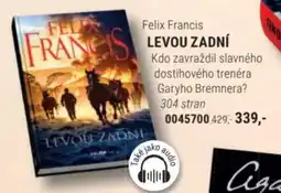 Knižní klub Felix Francis Levou zadní nabídka