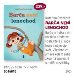 Knižní klub Kateřina Svozilová Barča není lenochod nabídka