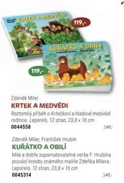 Knižní klub Zdeněk Miler Krtek a medvědi nabídka