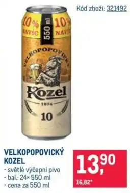 Makro Velkopořovický Kozel nabídka