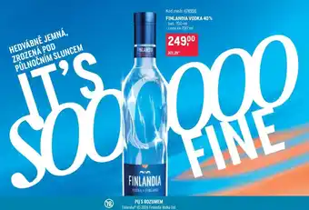 Finlandia vodka 40%