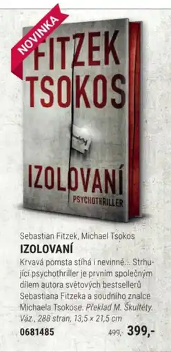 Knižní klub Sebastian Fitzek, Michael Tsokos Izolovaní nabídka