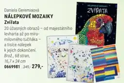 Knižní klub Daniela Geremiaová Nálepkové mozaiky Zvířata nabídka
