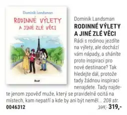 Knižní klub Dominik Landsman Rodinné výlety a jiné zlé věci nabídka