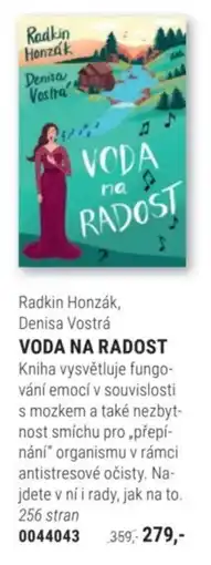 Knižní klub Radkin Honzák Voda na radost nabídka