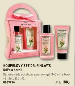 Knižní klub Dr. Finlay's koupelový set růže a neroli nabídka