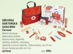 Knižní klub Dřevěná doktorská sada mini červená nabídka
