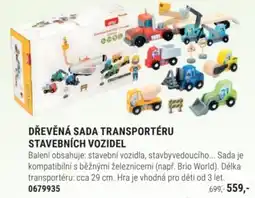 Knižní klub Dřevěná sada transportérů stavebních vozidel nabídka