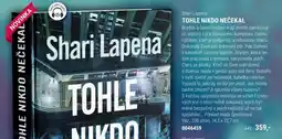 Knižní klub Shari Lapena tohle nikdo nečekal nabídka