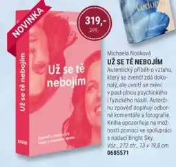 Knižní klub Michaela Nosková Už se tě nebojím nabídka
