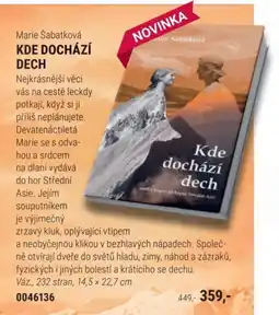 Knižní klub Marie Šabatková kde dochází dech nabídka