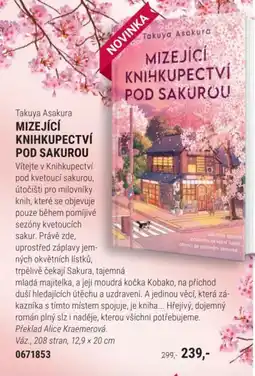 Knižní klub Takuya Asakura Mizející knihkupectví pod sakurou nabídka