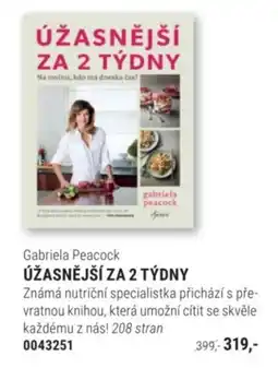 Knižní klub Gabriela Peacock úžasnější za 2 týdny nabídka