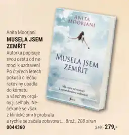 Knižní klub Anita Moorjani musela jsem zemřít nabídka