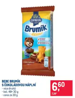 Makro Opavia brumik s čokoládovou náplní nabídka