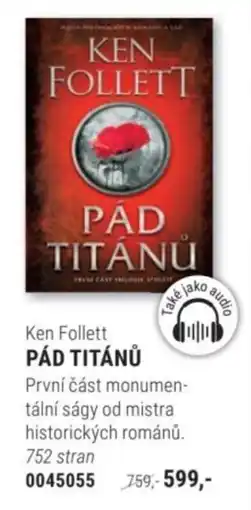 Knižní klub Ken Follett Pád titánů nabídka