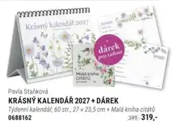 Knižní klub Pavla Staňková krásný kalendář 2027 + dárek nabídka