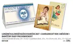 Knižní klub Lunární kalendář našich babiček 2027 + zahradnický rok s měsícem + babiččiny rady pro domácnost nabídka