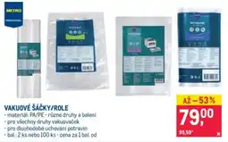 Makro Metro Professional vakuové šáčky/role nabídka