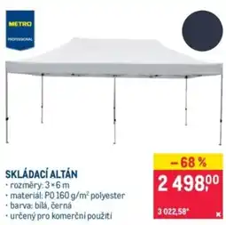 Makro Skládací altán nabídka
