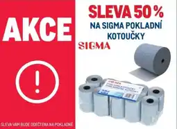 Makro Sigma pokladní kotoučky nabídka