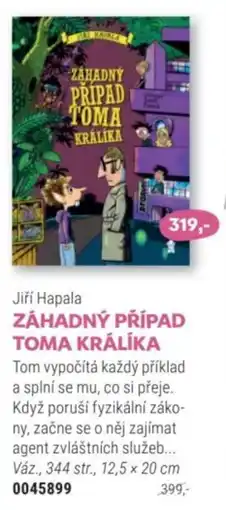 Knižní klub Jiří Hapala Záhadný případ toma králíka nabídka