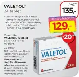 Magistra lékárny Valetol nabídka