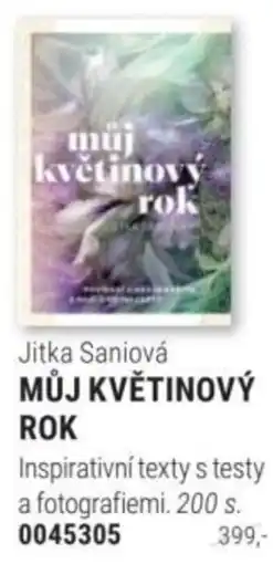 Knižní klub Jitka Saniová můj květinový rok nabídka