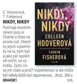 Knižní klub Colleen Hooverová Nikdy, Nikdy nabídka