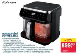 Makro Rohnson horkovzdušná fritéza r-2890 nabídka