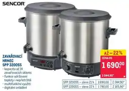 Makro Sencor zavařovací hrnec spp 3200ss nabídka
