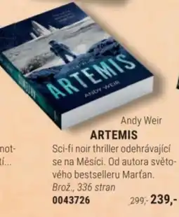 Knižní klub Andy Weir Artemis nabídka