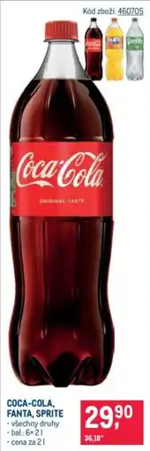 Makro Coca-Cola, Fanta, Sprite nabídka