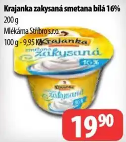 Partner Maloobchodní síť Krajanka zakysaná smetana bílá nabídka